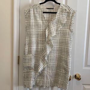 Black and white Zara dress